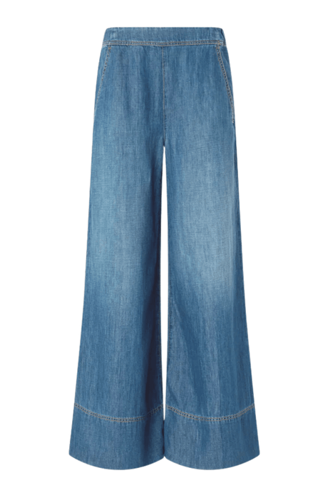 Pinko Jeans Donna Wide Leg in misto lino