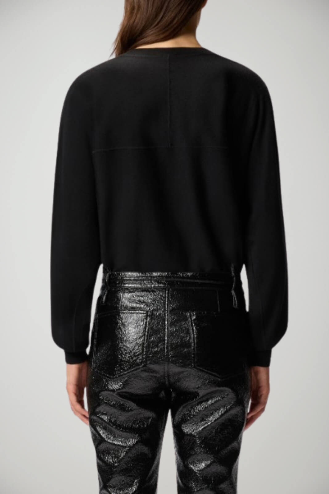 Maglia da donna Pinko a girocollo con logo in trasparenza Love Birds retro