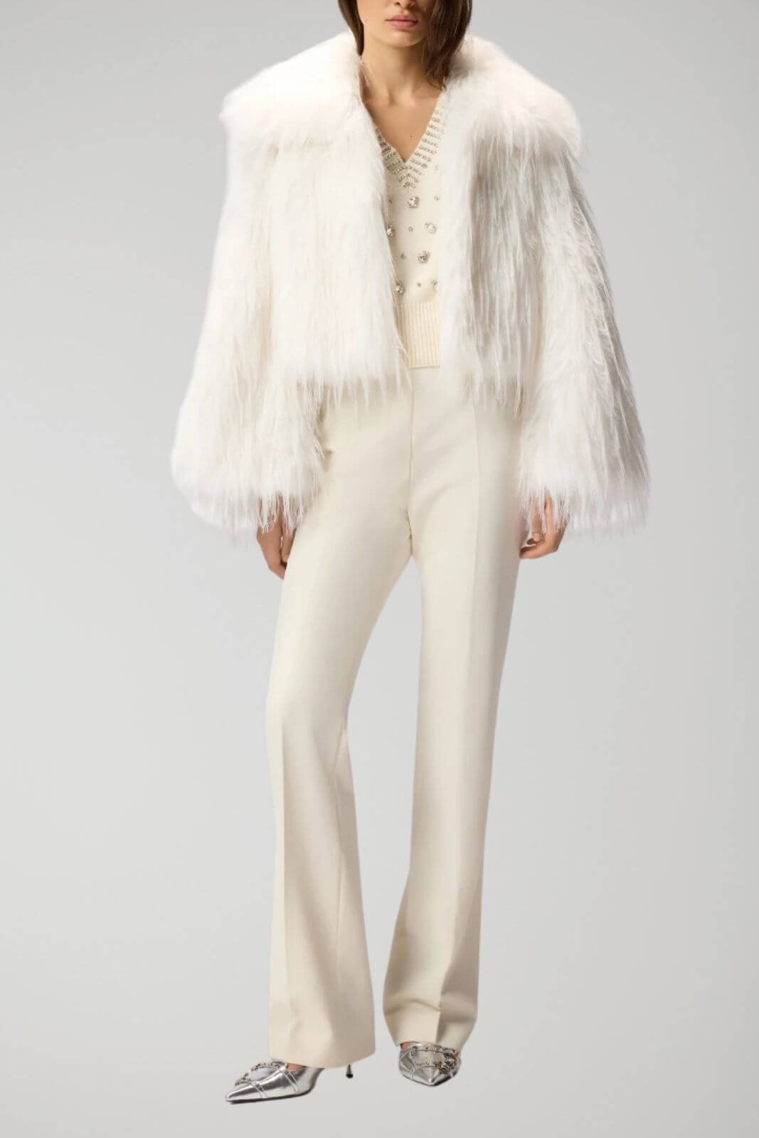 Pinko pantaloni donna PITA Bianco