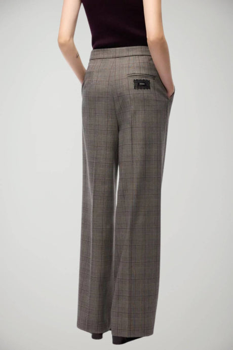 Pinko Pantaloni Donna palazzo a quadri