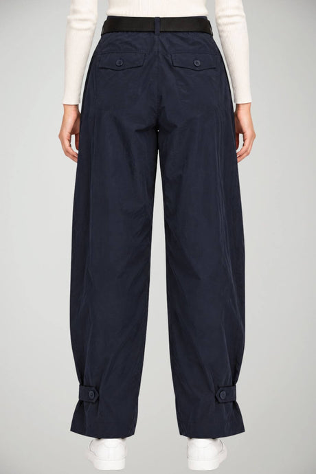 Pinko Pantaloni Donna in Tela Tecnica con Cintura