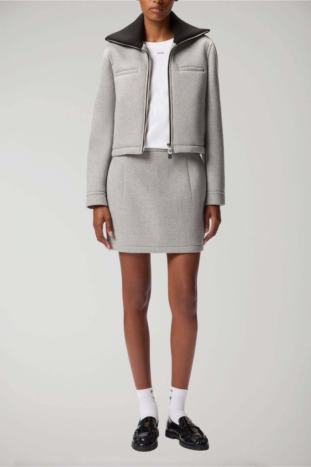 T-shirt da donna in cotone maniche corte Pinko basico outfit