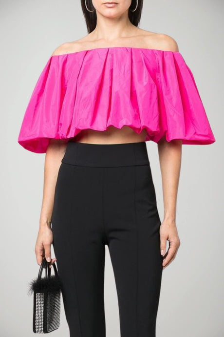 Pinko top donna Fiji volant fronte 1