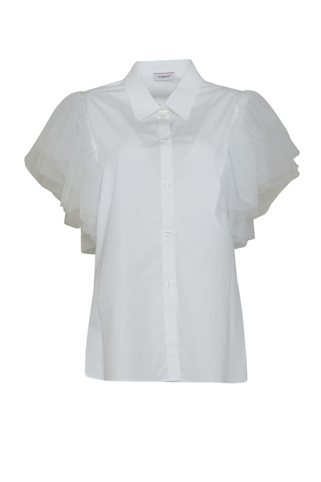 Pinko Up Camicia Bambina con maniche in tulle