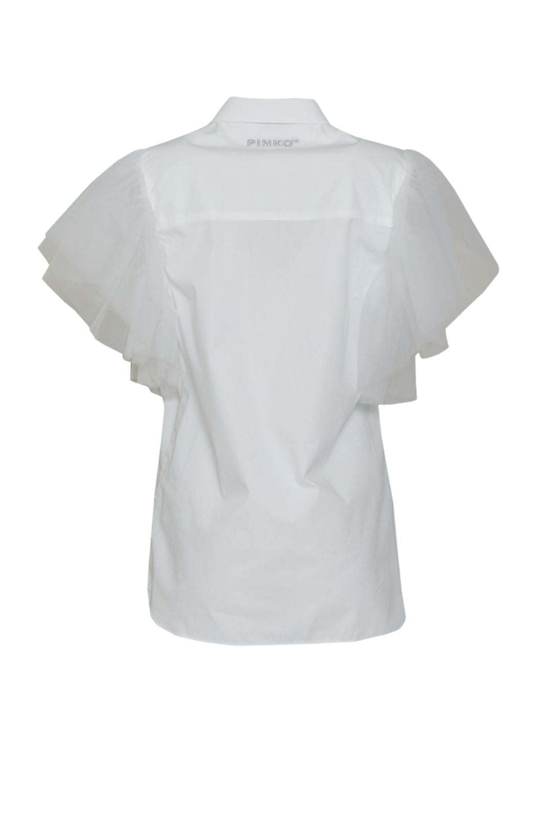 Pinko Up Camicia Bambina con maniche in tulle