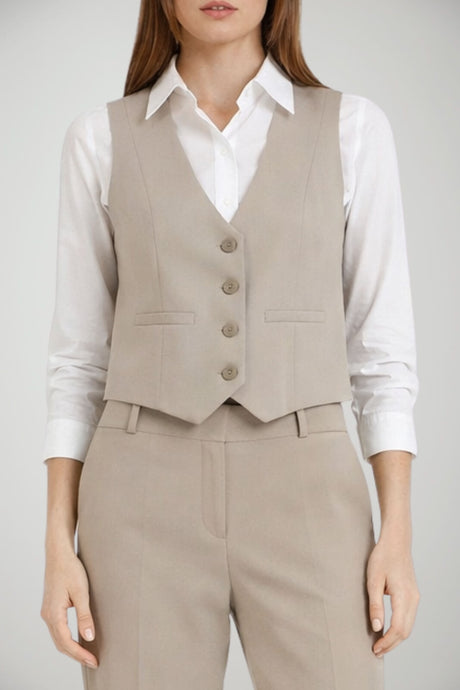 Please Gilet Donna monopetto