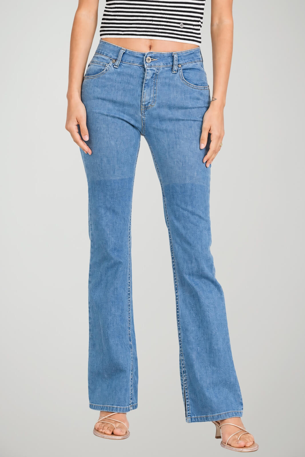 Please Jeans a Zampa Donna Cinque Tasche