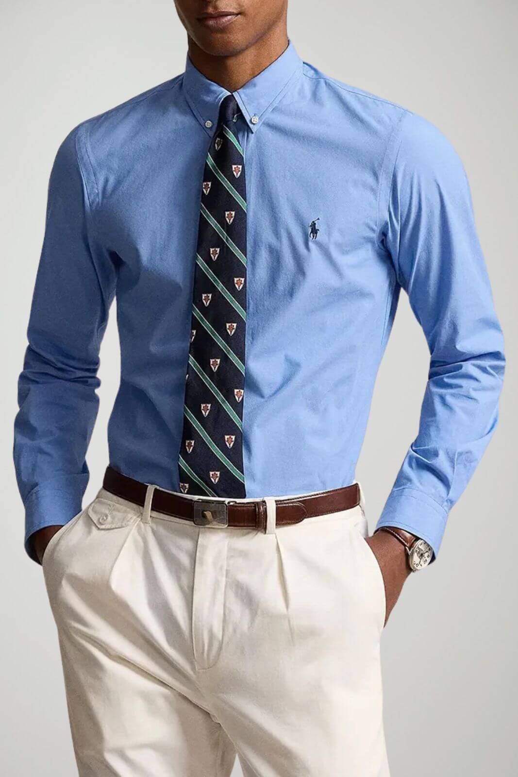 Polo Ralph Lauren Camicia Uomo Custom Fit Stretch