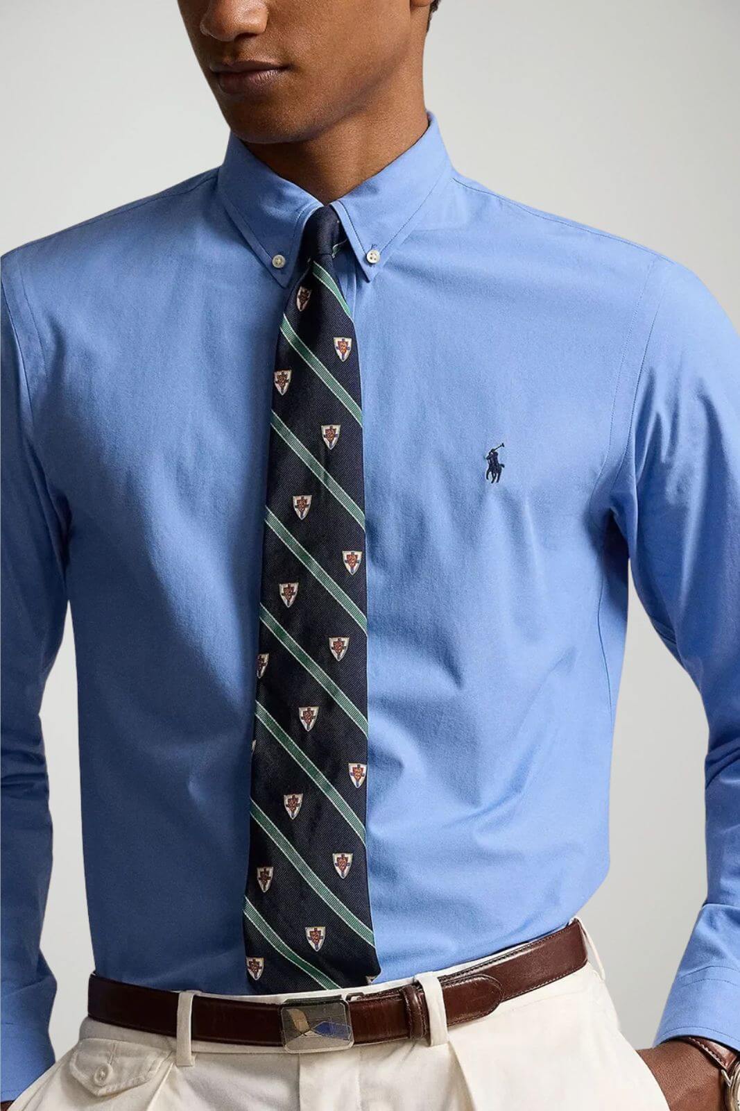 Polo Ralph Lauren Camicia Uomo Custom Fit Stretch