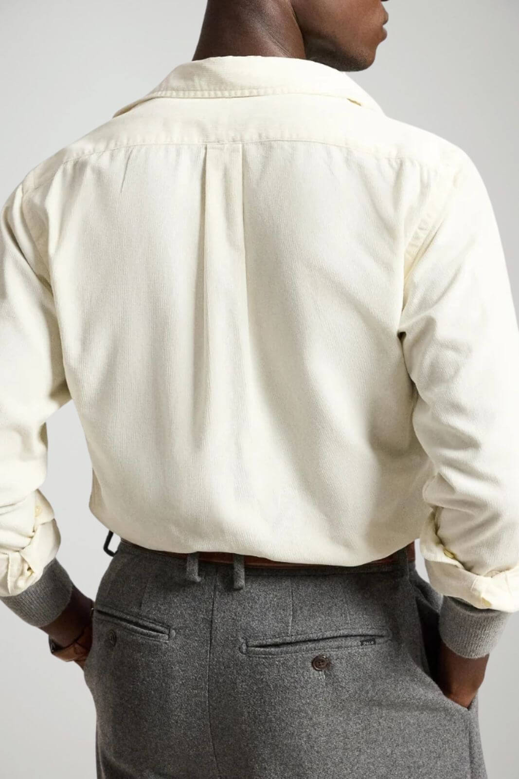 Polo Ralph Lauren Camicia Uomo in velluto Custom Fit