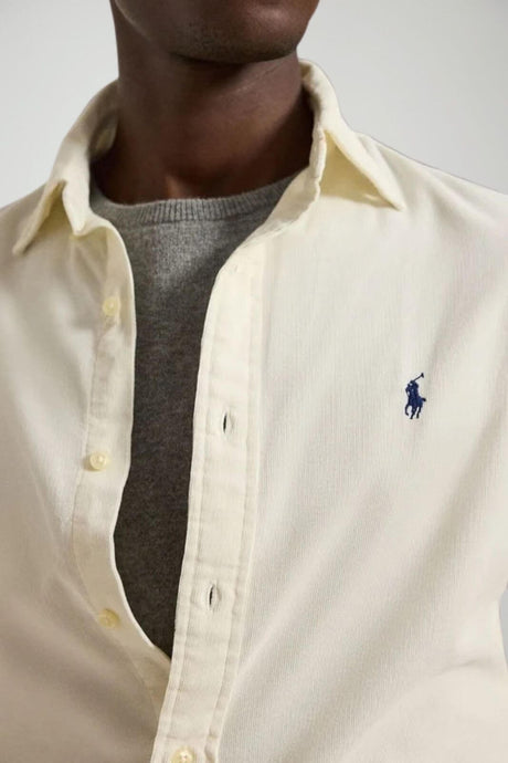 Polo Ralph Lauren Camicia Uomo in velluto Custom Fit