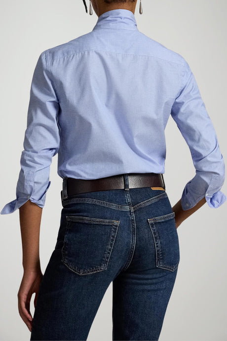 Polo Ralph Lauren Camicia Donna Slim Fit con cravatta