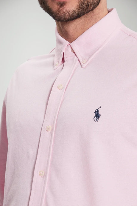 Polo Ralph Lauren Camicia Uomo in piquè pink