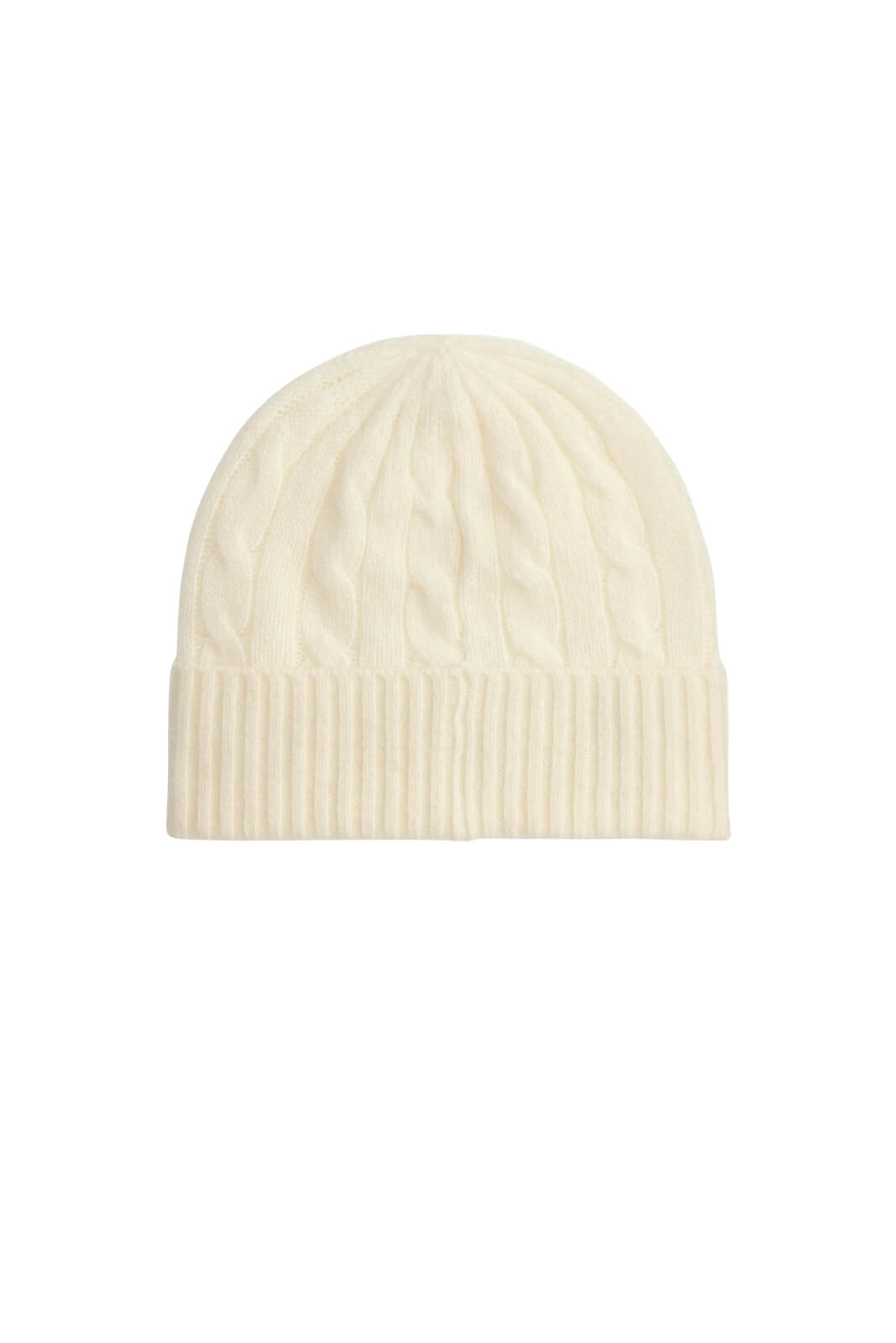 Polo Ralph Lauren Cappello Donna in lana a trecce / Crema