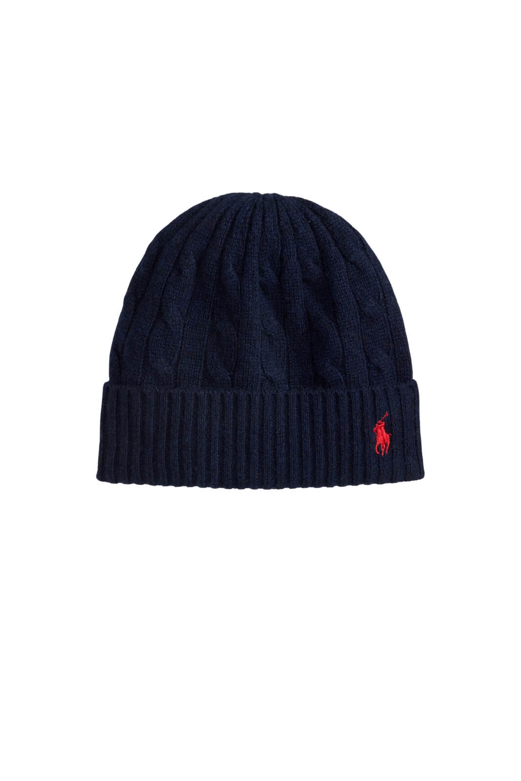 Polo Ralph Lauren Cappello Donna in lana a trecce / Navy