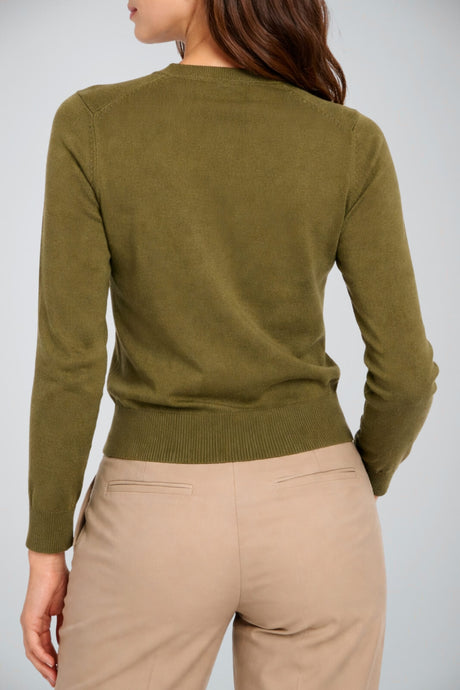Polo Ralph Lauren Cardigan Donna con logo a contrasto