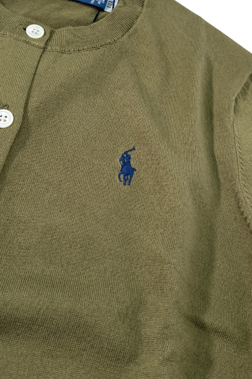 Polo Ralph Lauren Cardigan Donna con logo a contrasto