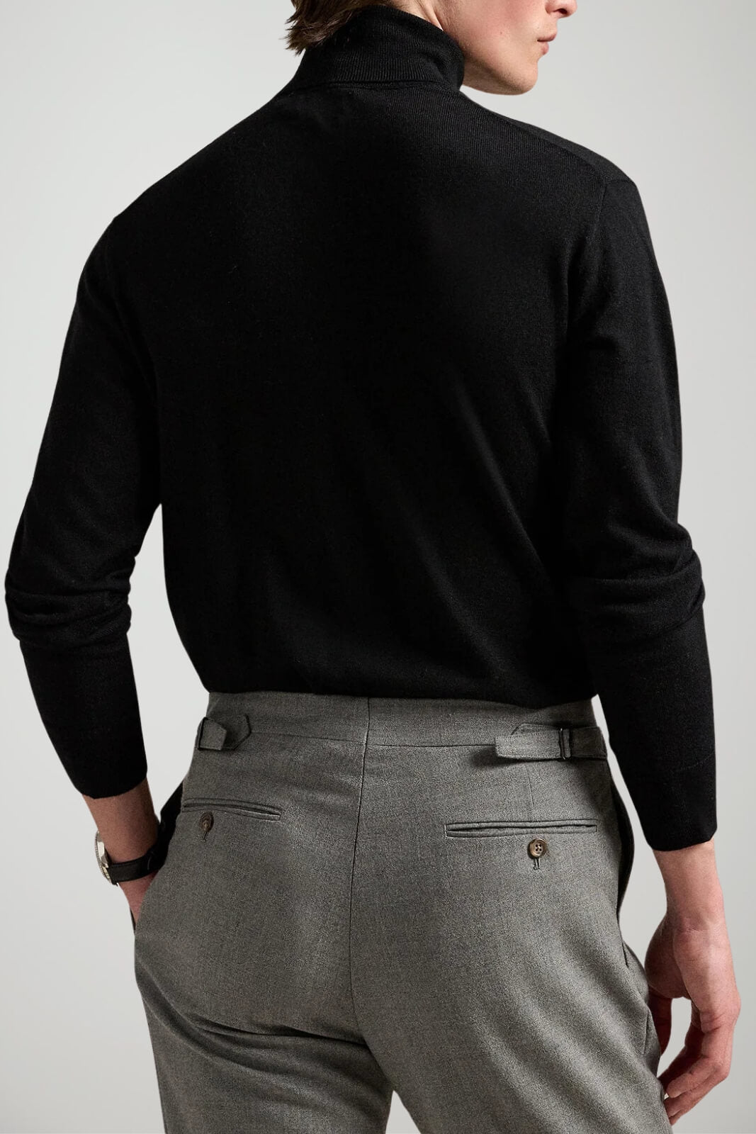Polo Ralph Lauren Dolcevita Uomo in lana / Nero