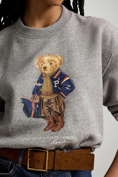 Polo Ralph Lauren Felpa Donna stampa Teddy