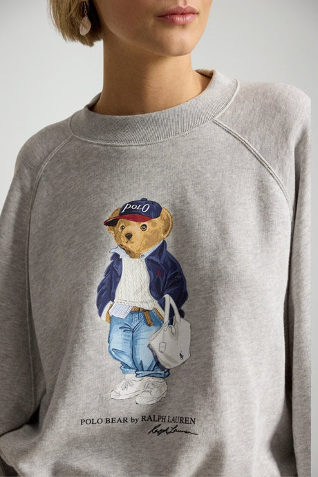 Polo Ralph Lauren Felpa Donna stampa bear