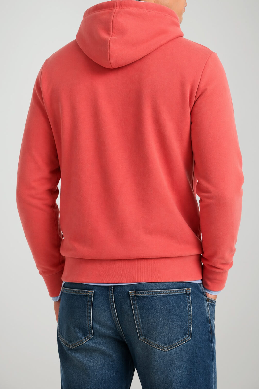 Polo Ralph Lauren Felpa Uomo con cappuccio e logo / Corallo