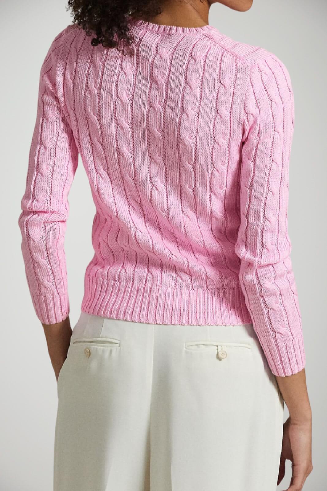 Polo Ralph Lauren Maglia Donna a trecce / pink