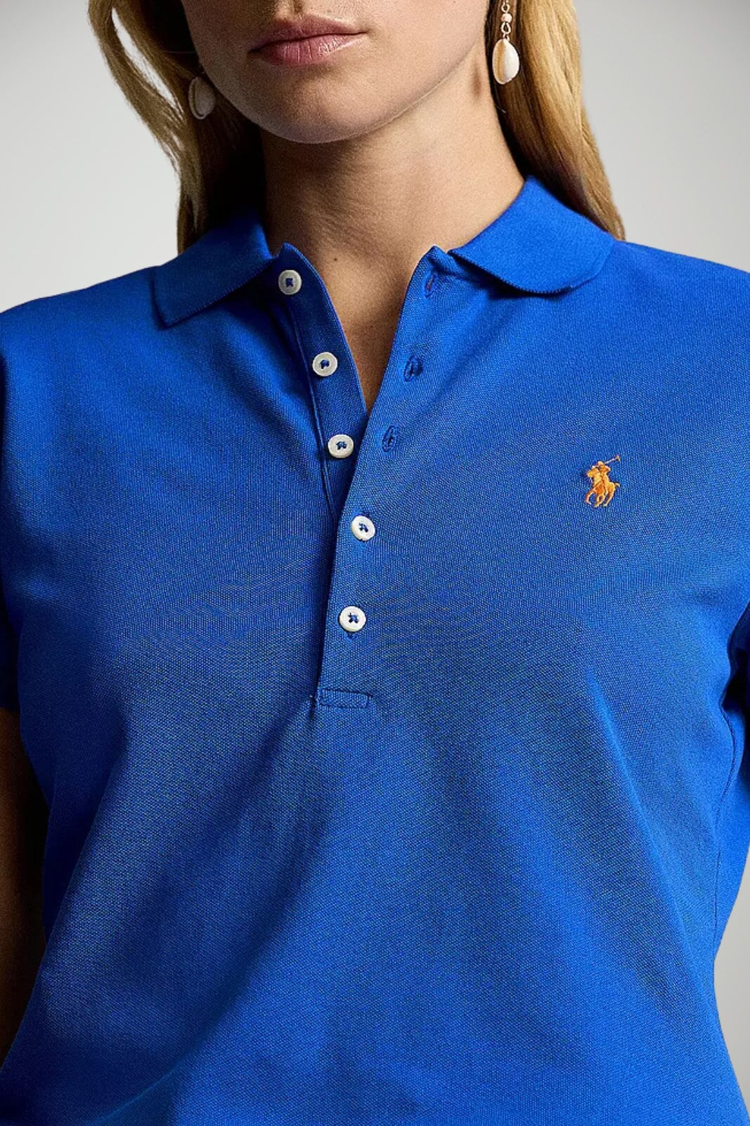 Polo Ralph Lauren Polo Donna in piquet / bluette