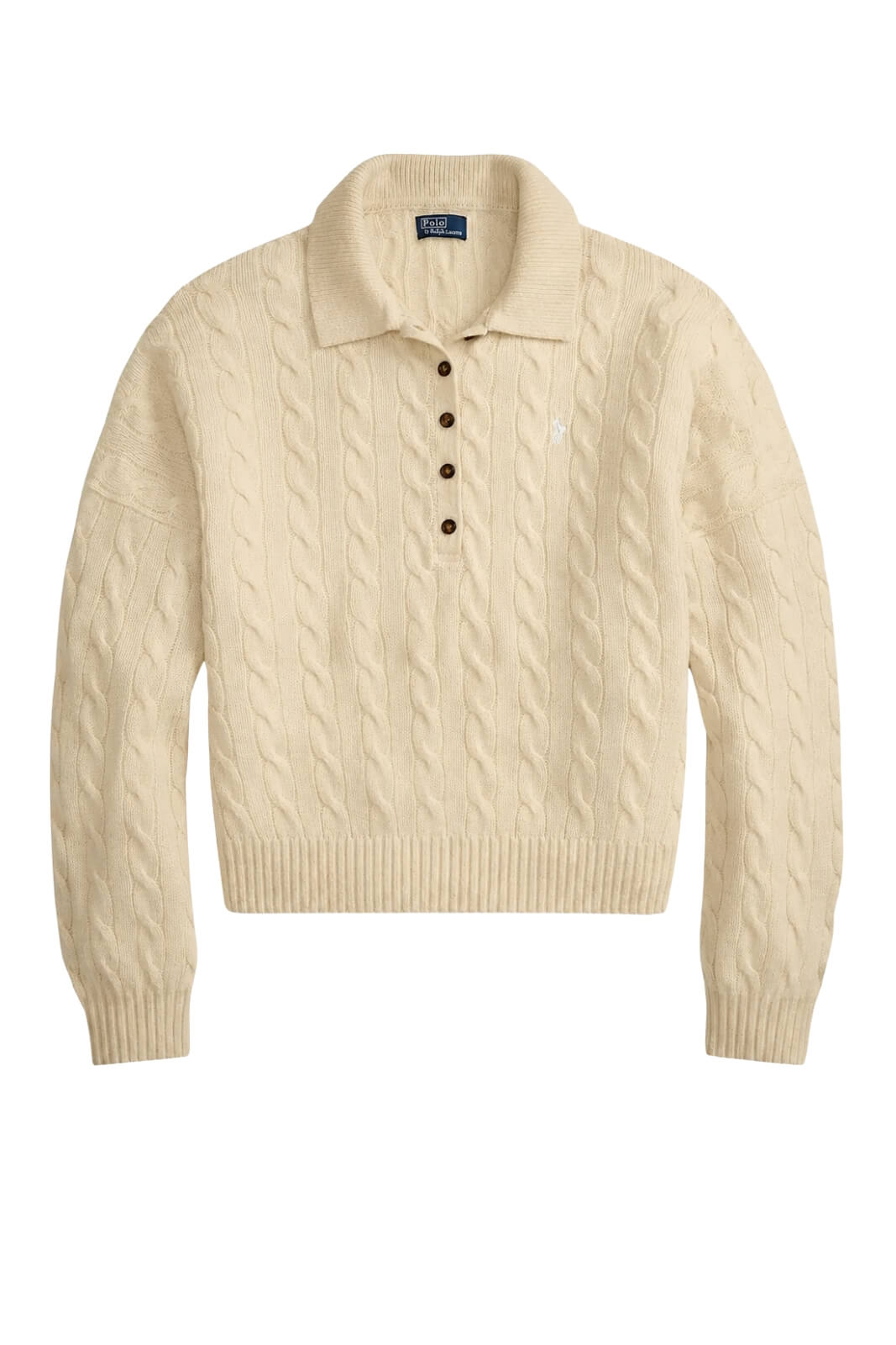 Polo Ralph Lauren Polo Donna a trecce / Burro