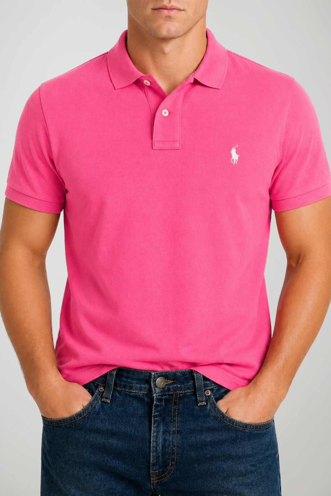 Polo Ralph Lauren Polo Uomo in Piquet / Rosa