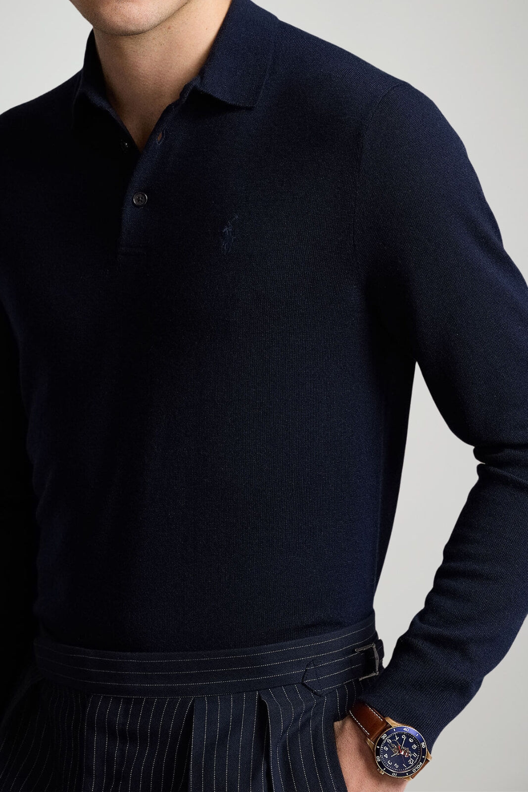 Polo Ralph Lauren Polo Uomo in lana merino / Navy