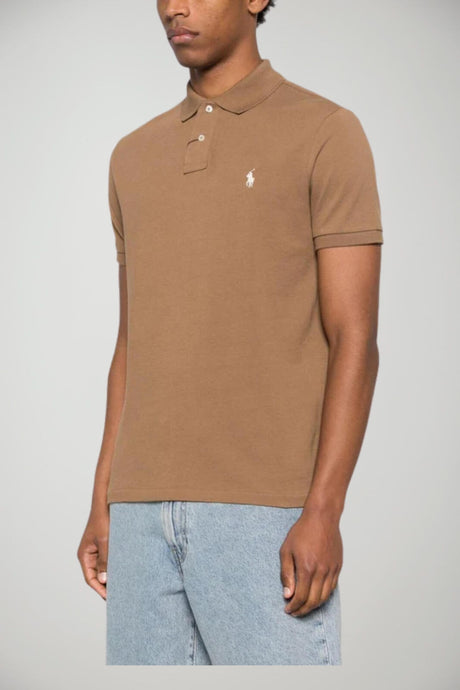 Polo Ralph Lauren Polo Uomo custom slim fit / Coffee