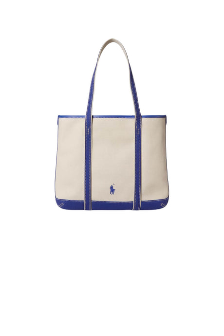 Polo Ralph Lauren Shopper Donna tote Polo Bear piccola in tela