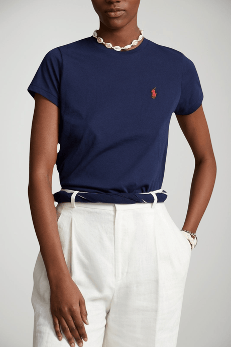 Polo Ralph Lauren T-shirt Donna in jersey navy