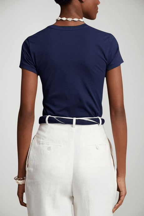 Polo Ralph Lauren T-shirt Donna in jersey / navy