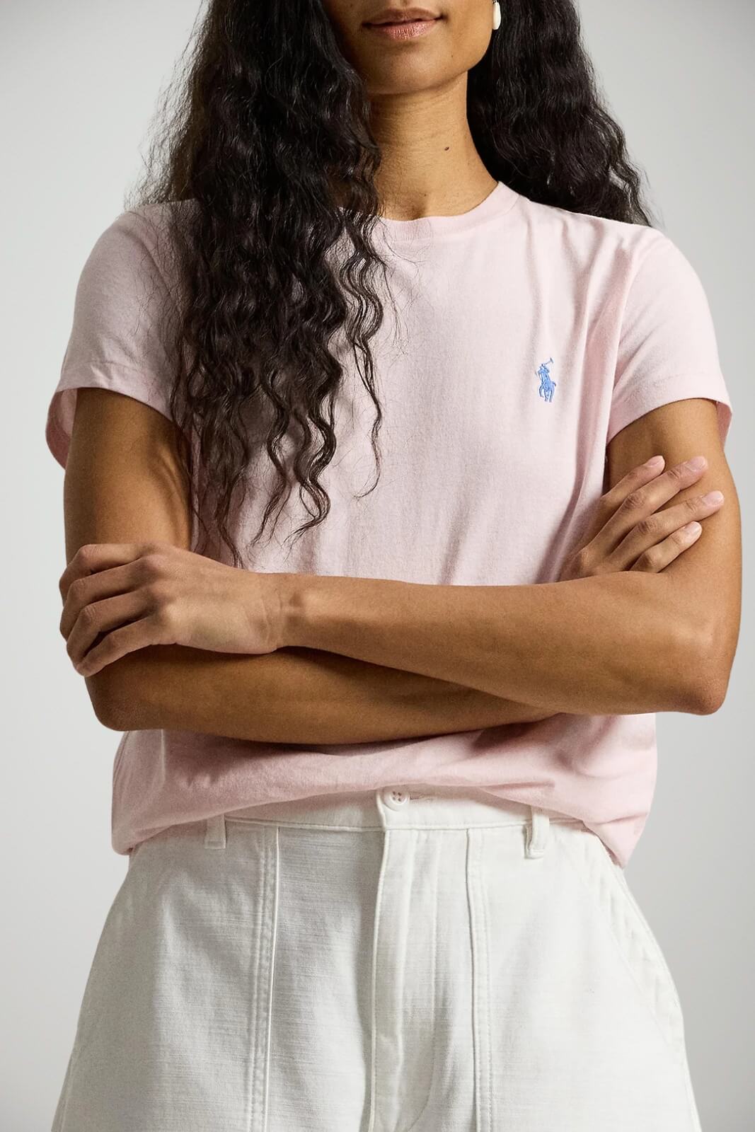 Polo Ralph Lauren T-shirt Donna in jersey / pink