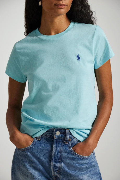 Polo Ralph Lauren T-shirt Donna in jersey sky