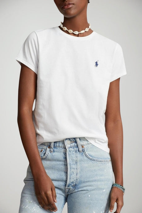 Polo Ralph Lauren T-shirt Donna in jersey white