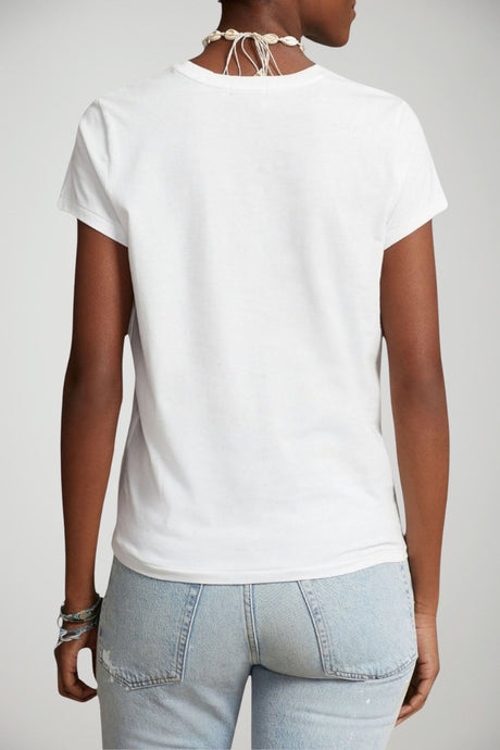 Polo Ralph Lauren T-shirt Donna in cotone / Bianco