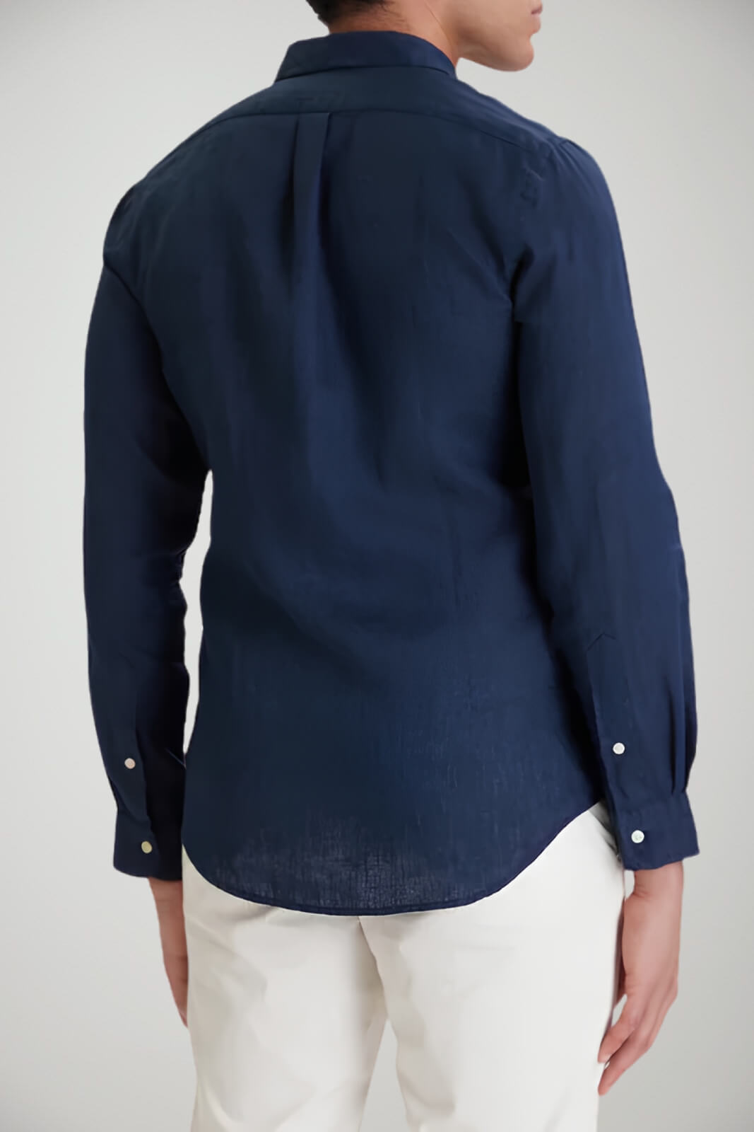 Camicia da uomo Polo Ralph Lauren in lino con logo
