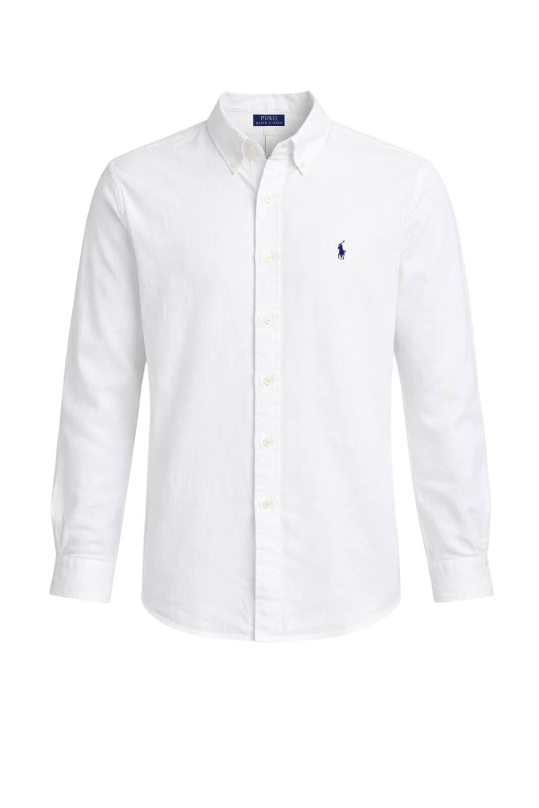 Camicia da uomo in lino Polo Ralph Lauren con logo ricamato