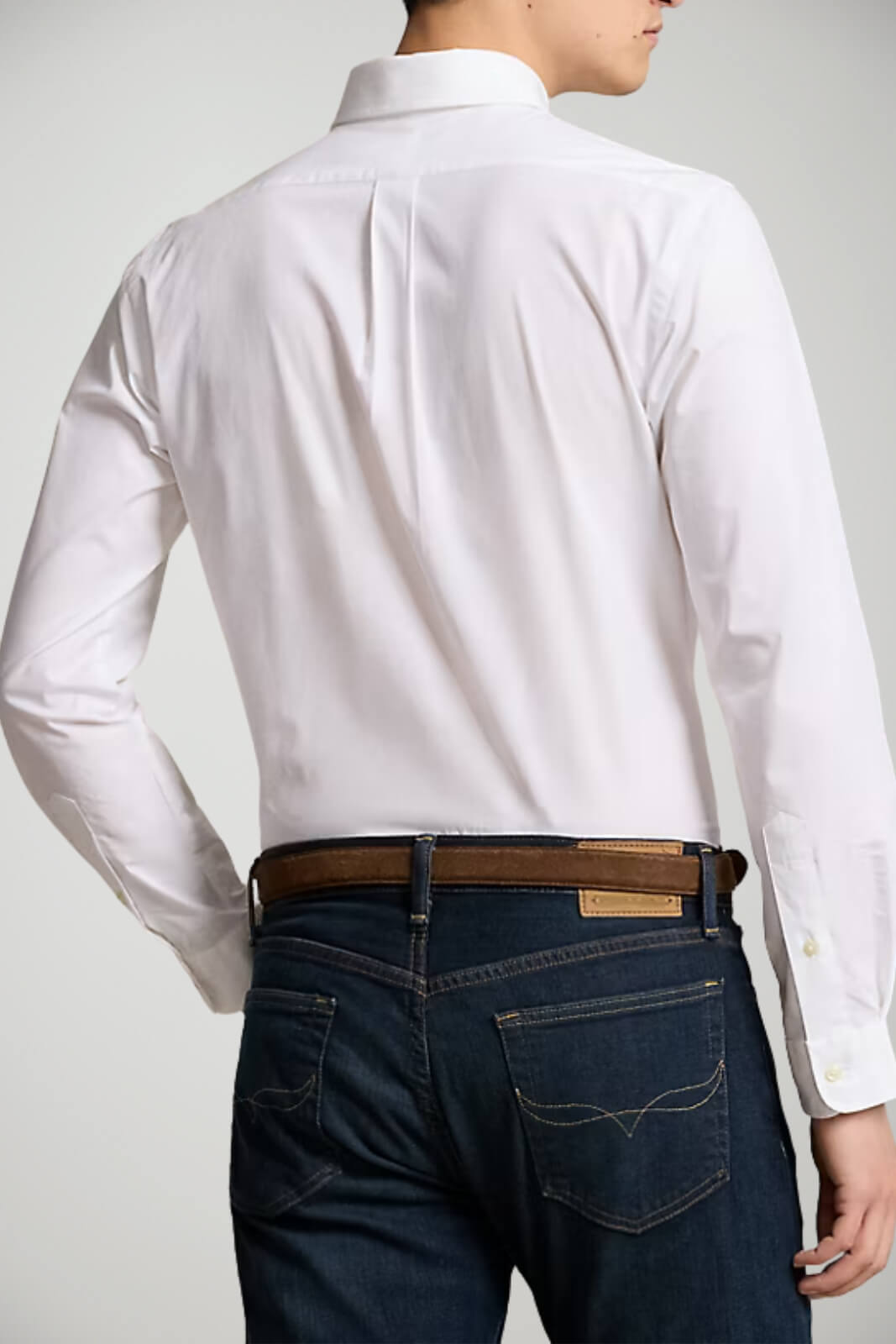 Camicia da uomo Polo Ralph Lauren in cotone custom fit retro