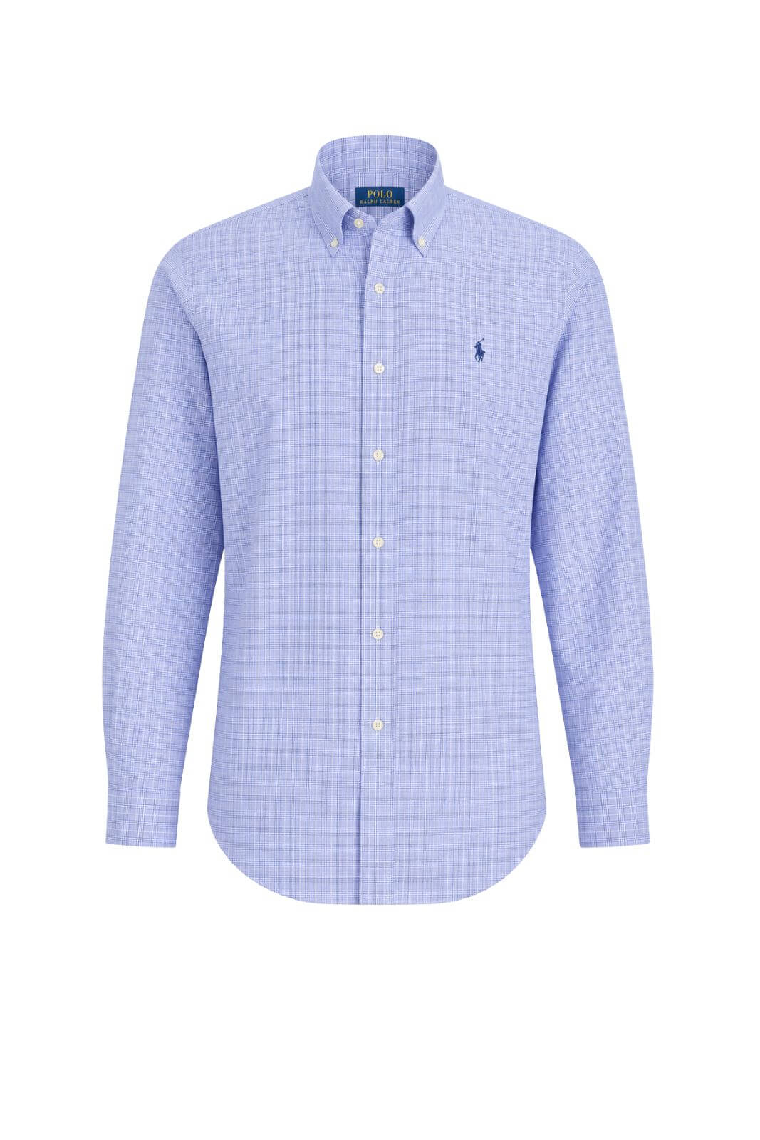 Polo Ralph Lauren Camicia Uomo Principe di Galles Custom Fit