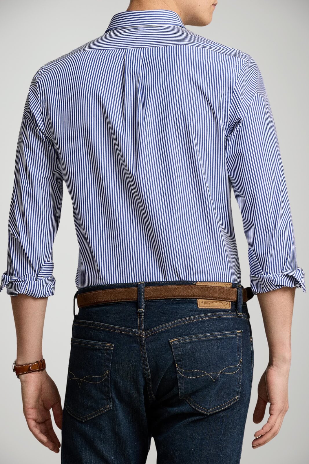 Camicia uomo Polo Ralph Lauren in fantasia rigata retro