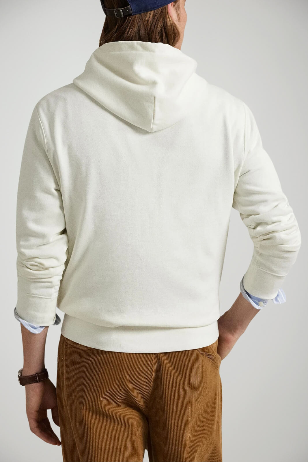 Felpa da uomo Polo Ralph Lauren con cappuccio e stampa Bear retro