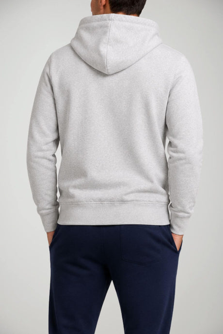 Polo Ralph Lauren Felpa Uomo con cappucccio e maxi logo / Grigio