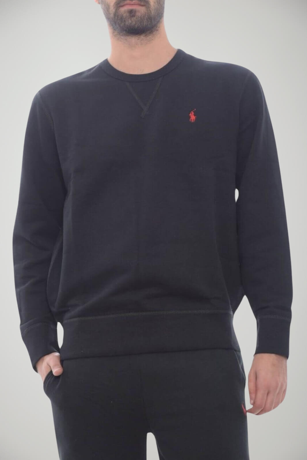 Felpa da uomo Polo Ralph Lauren a girocollo fronte 1