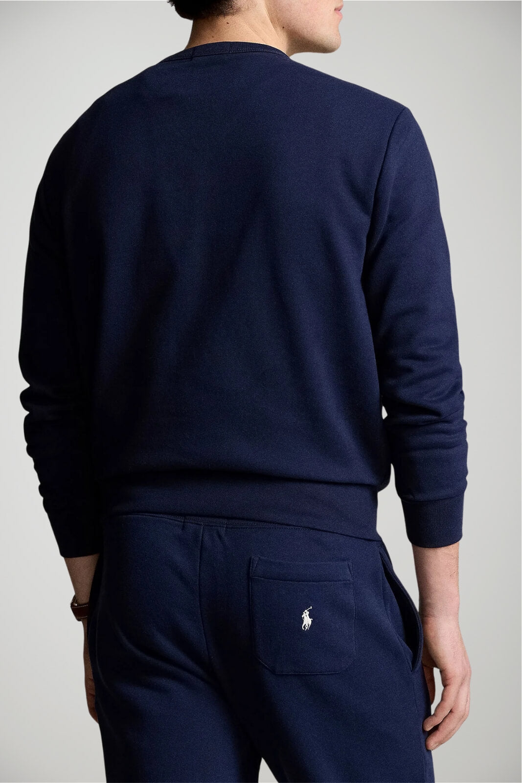 Felpa da uomo Polo Ralph Lauren a girocollo con logo centrale