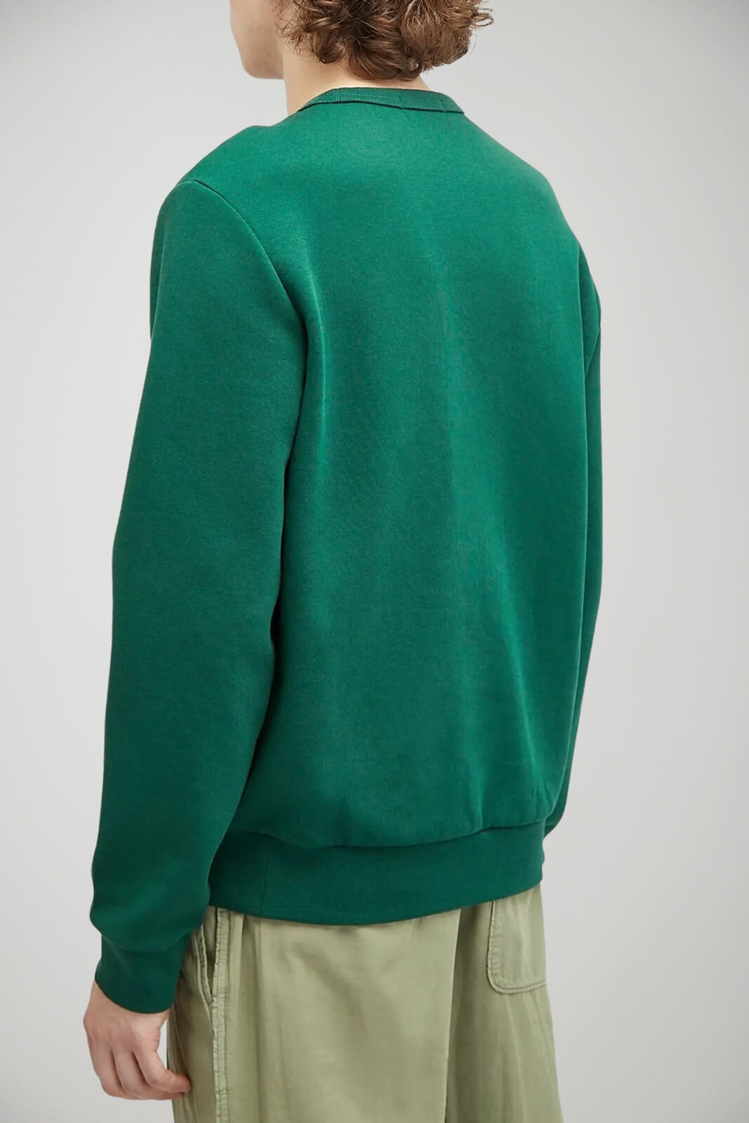 Felpa da uomo Polo Ralph Lauren a girocollo con ricamo a contrasto