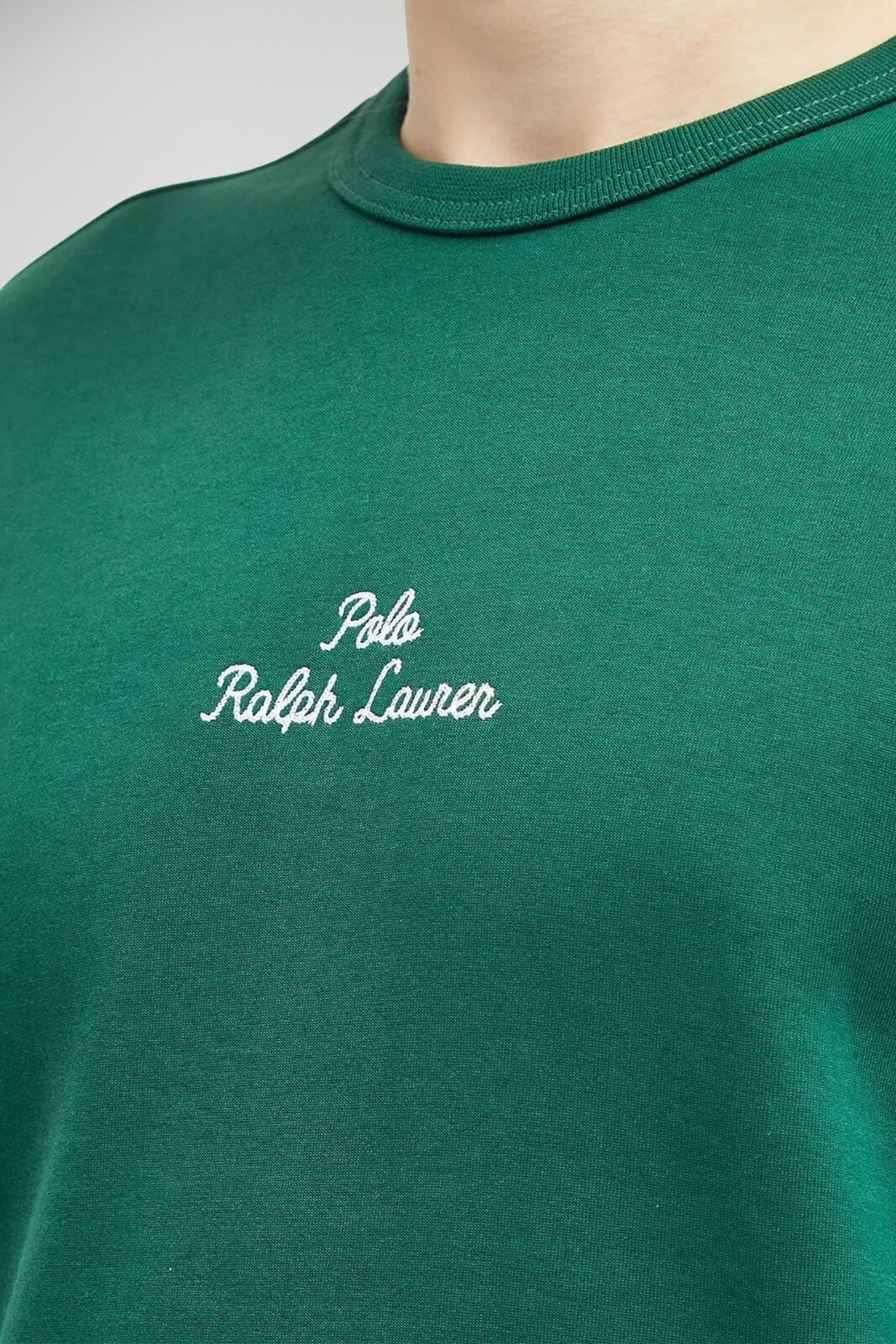 Felpa da uomo Polo Ralph Lauren a girocollo con ricamo a contrasto