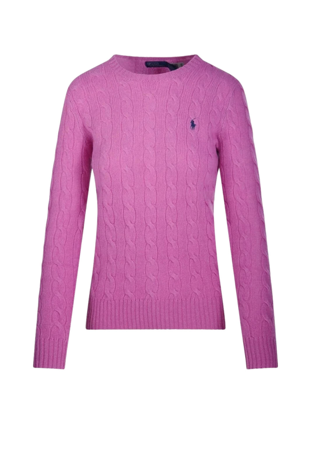 Polo Ralph Lauren maglia donna a trecce / Rosa Cardo